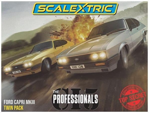 SCALEXTRIC THE PROFESSIONALS CAPRI TWIN PACK 1-32 SCALE C4642