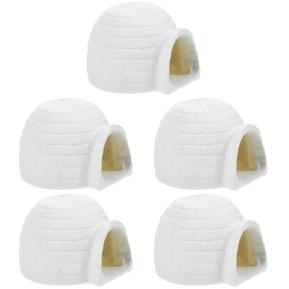 Simulation Ice House Model Children Toys Ice House Model Ice House Figurine for