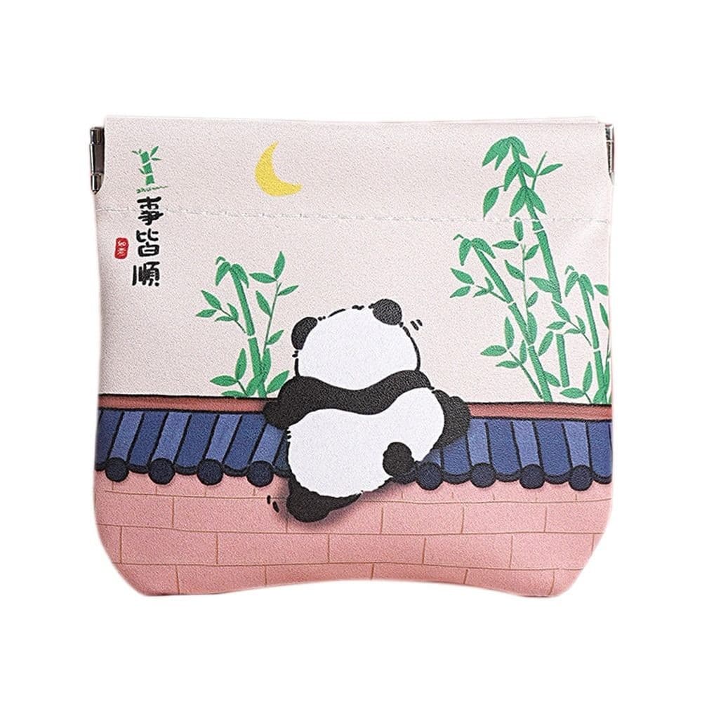 Automatic Closing Shrapnel Bag Waterproof Cosmetic Bag Fashion Coin Purse