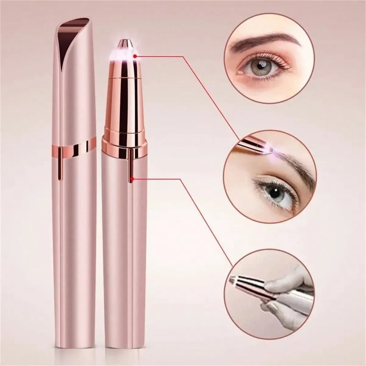 Women Electric Eyebrow Trimmer Eye Brow Shaper Pencil Face Hair Remover