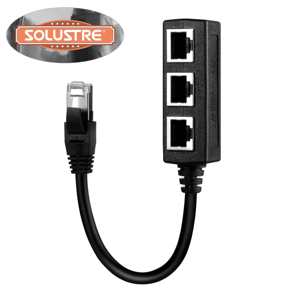 Wifi Box Splitter Extra Ethernet Ports Connector Cable Lan Laptop Access view 2