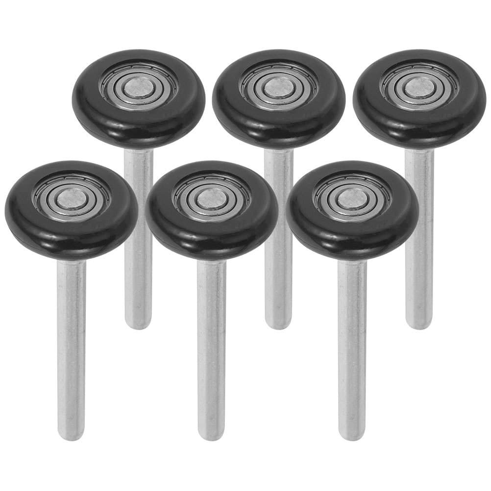 6pcs Garage Door Rollers Nylon Rollers with Stem Garage Door Replacement