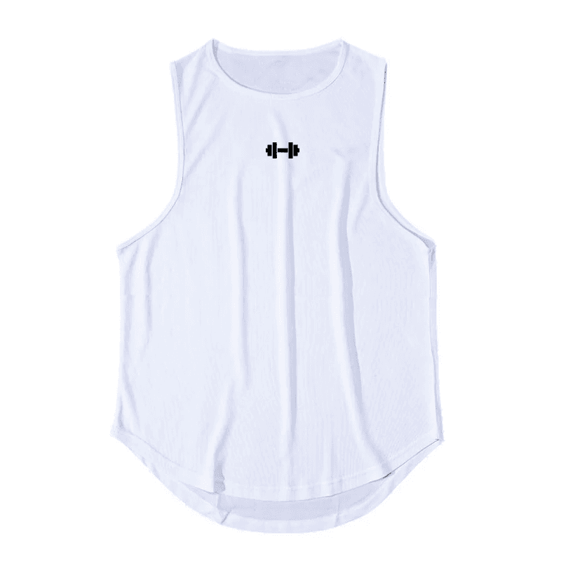 Summer Men'S Gym Tank Top Fitness Training Clothing Quick-Drying Loose Bodybuild