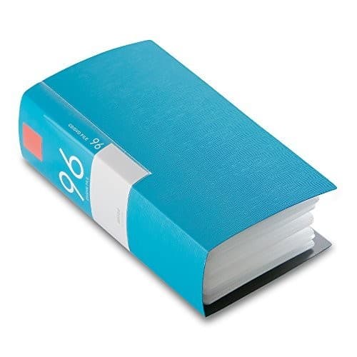 Buffalo BUFFALO CD/DVD File Case Book Type Holds 96 Discs Blue BSCD01F96BLfrom