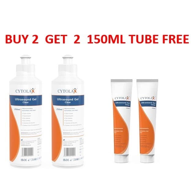 2 x 250ml Cytolax Ultrasound Gel| (Buy 2 x 250ml Get 2 x 150ml Tube Free) view 2