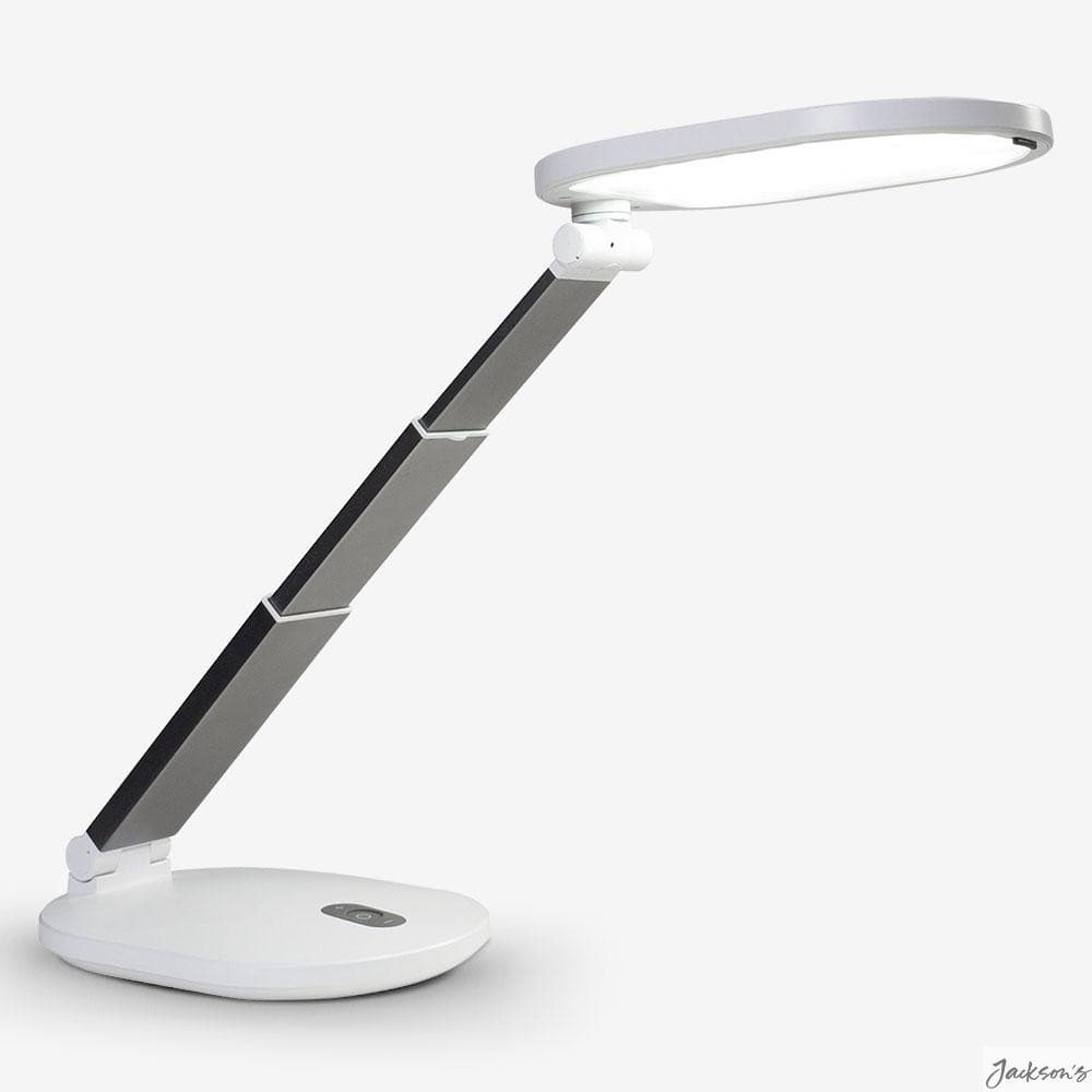 Daylight Foldi Go Desk Lamp LED 30cm Reach Rechargeable Task Light UK Plug