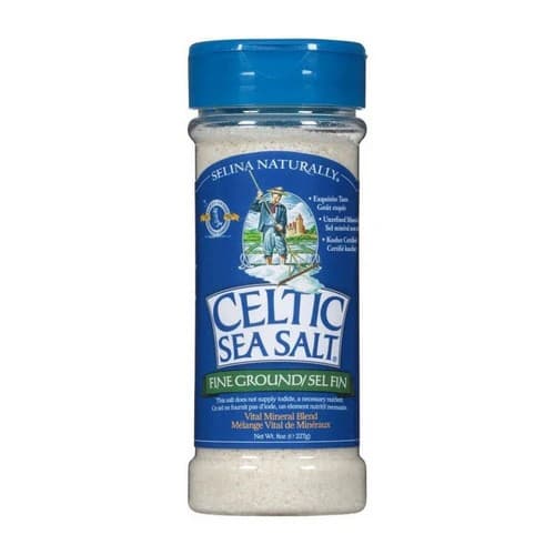 Fine Ground Sea Salt Shaker Jar 8 Oz