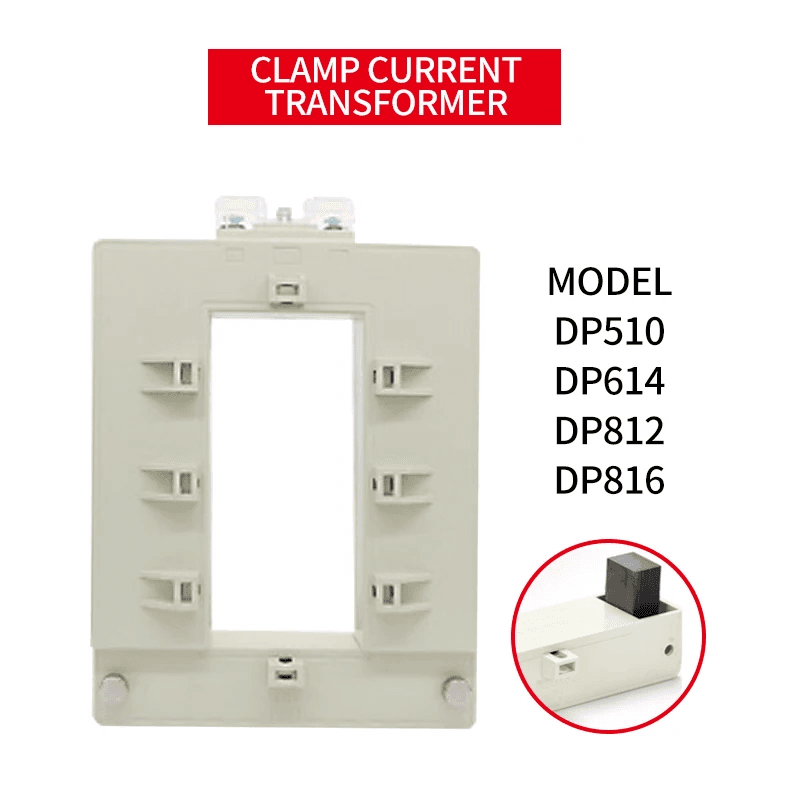 Current Sensor Split Core Clamp Current Transformer for Meter Copper Bar Open Ty