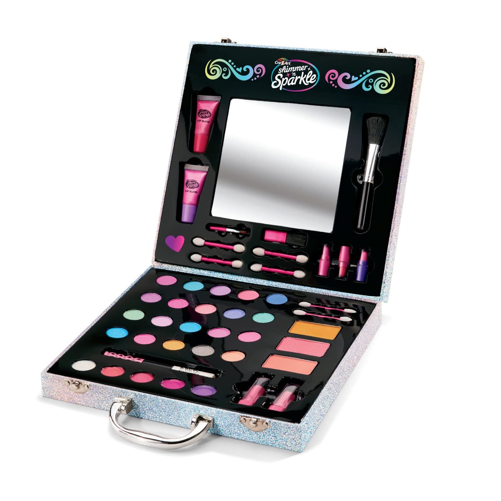 Shimmer and Sparkle Shimmering Glitter Makeover Studio Kids makeup set for girls