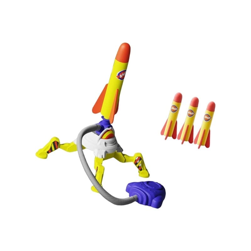 Pump Toy Boy Flying Spacecraft Toy Flying Colorful Spacecraft Theme Sport Game