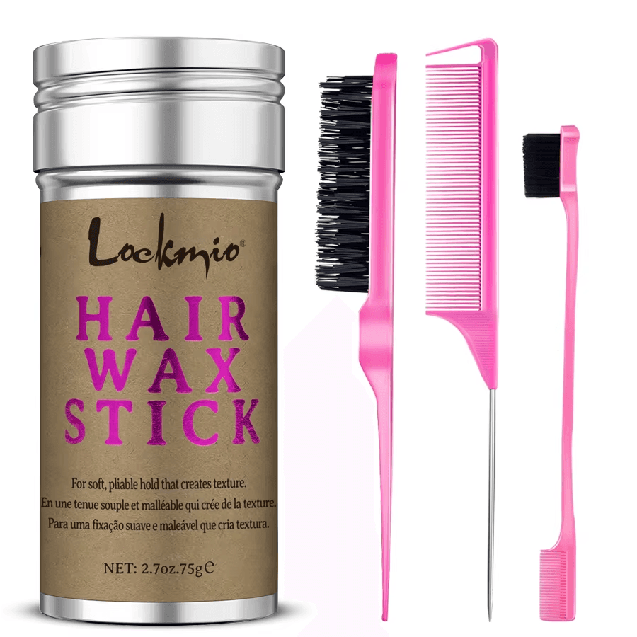 Women Hair Wax Stick for Wigs Anti-Frizz Flyaways Control Styling Wax Long-Lasti