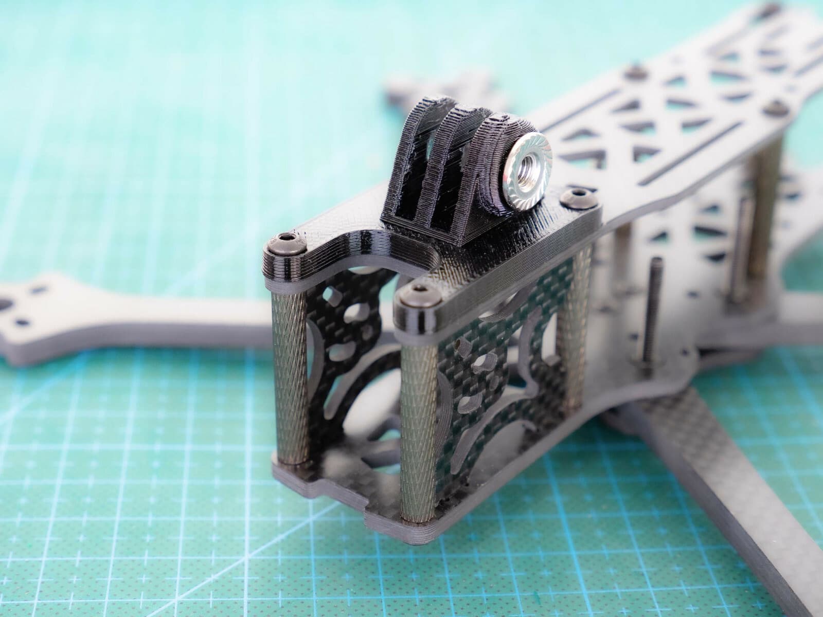 3DPOWER TBS Source One V4 Stock GoPro Mounting Adjustable Base TPU parts