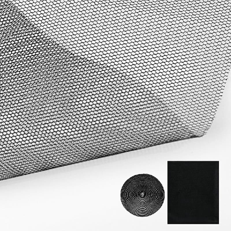 Black Mosquito Fly Screen Mesh Window Door Net Insect Bug Protection Cut to Size view 2