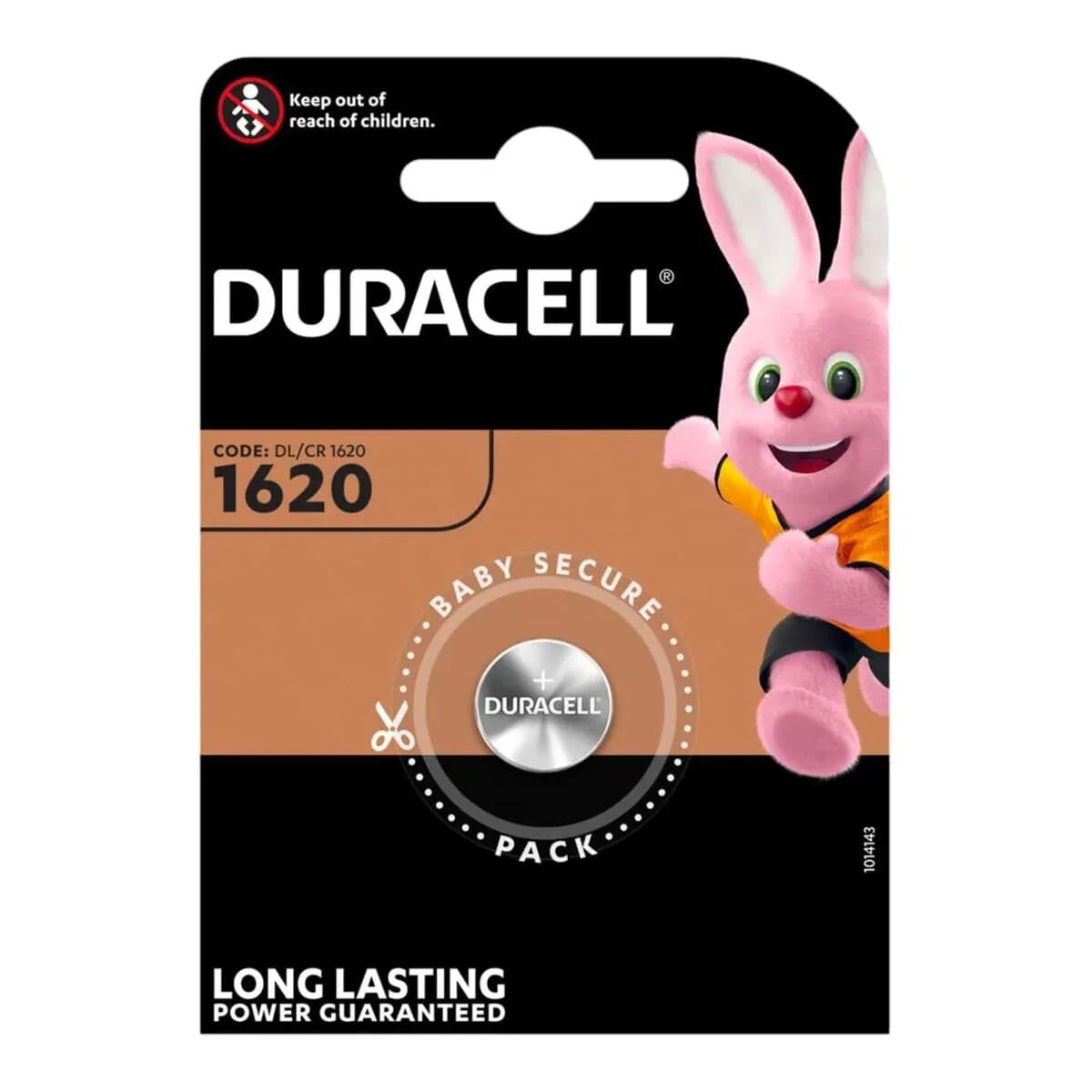Duracell CR1620 Coin Cell Battery 3V Lithium DL1620 1620 BR1620 LONGEST EXPIRY