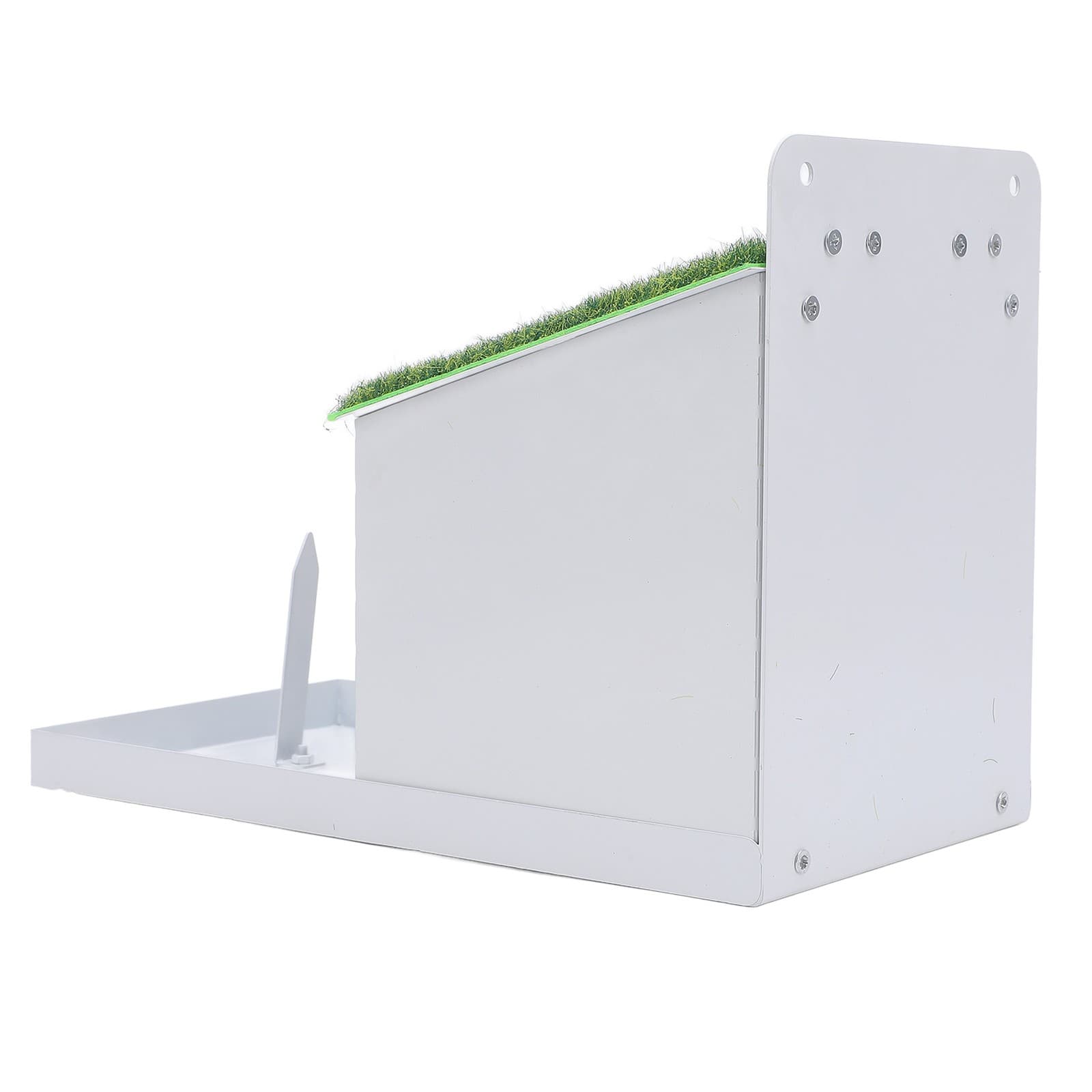 Squirrel Feeder With Corn Cob Holder Wall Mounted Metal Squirrel Feeding Box For