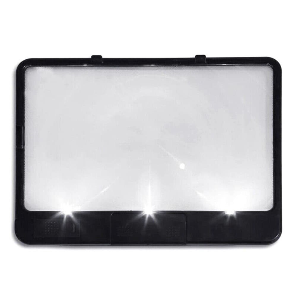Candy AS-SEEN-ON- Full Page Book Magnifier and Light to See Pages 3X Bigger2529