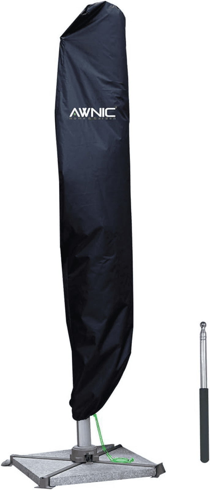 Parasol Covers Waterproof Patio Umbrella Cover Outdoor with Telescopic Rod 265X4