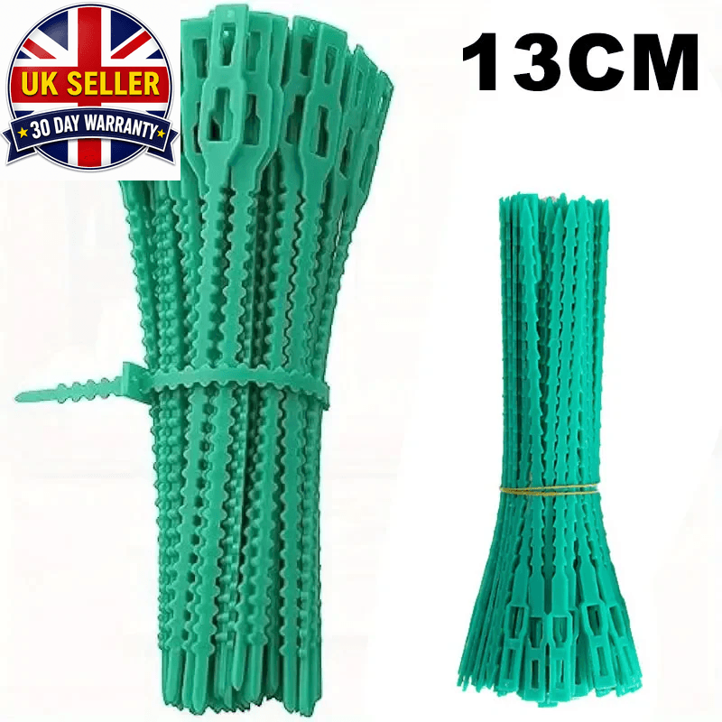 Reusable Garden Cable Ties Plant Vine Tree Shrubs Support Fastener Locking Nylon