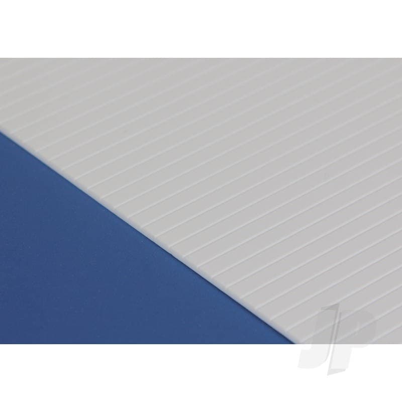Evergreen 12x24in (30x60cm) V-Groove Siding Plastic Sheet .020in (0.50mm) Thi...