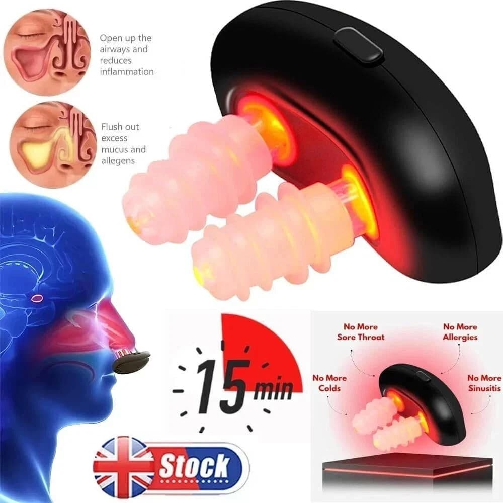 2025 New NovaFlow Red Light Therapy| Physiotherapy Nasal Soothing Device