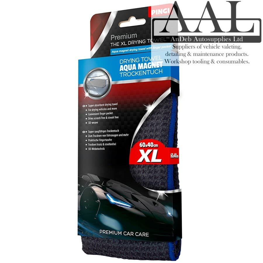 PINGI Premium XL Aqua Magnet Drying Towel Super Absorbent Scratch Free- PMT-6040