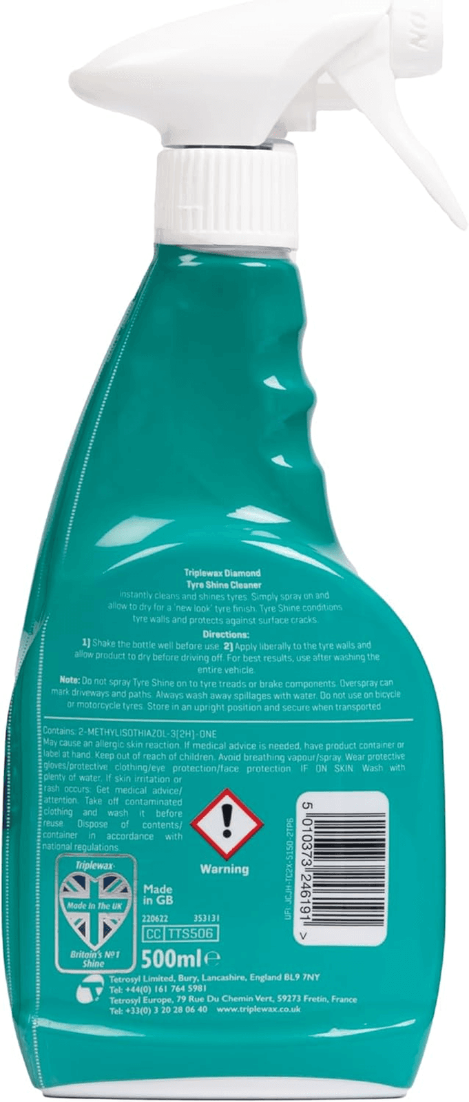 Tyre Shine 500Ml | Long-Lasting Wet Look for Car Tyres view 2