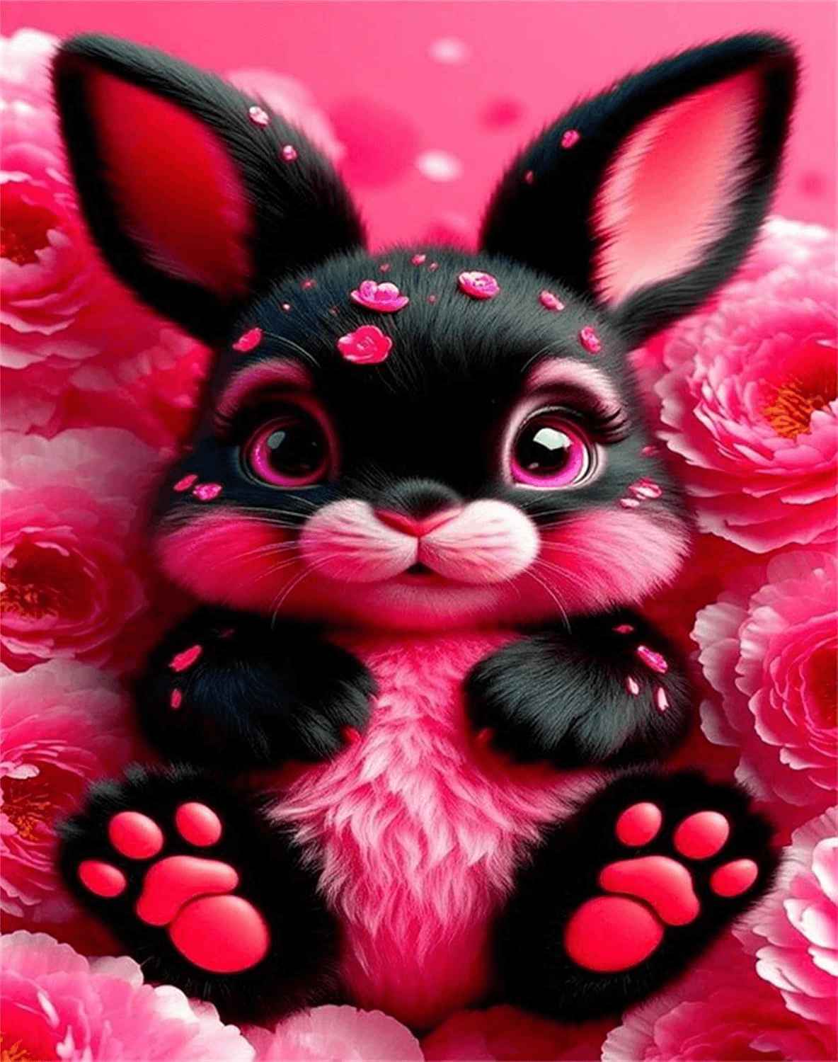 Rabbit| Diamond Art Kits for Adults,Diamond Painting Kits,5D Gem Art Full Drill
