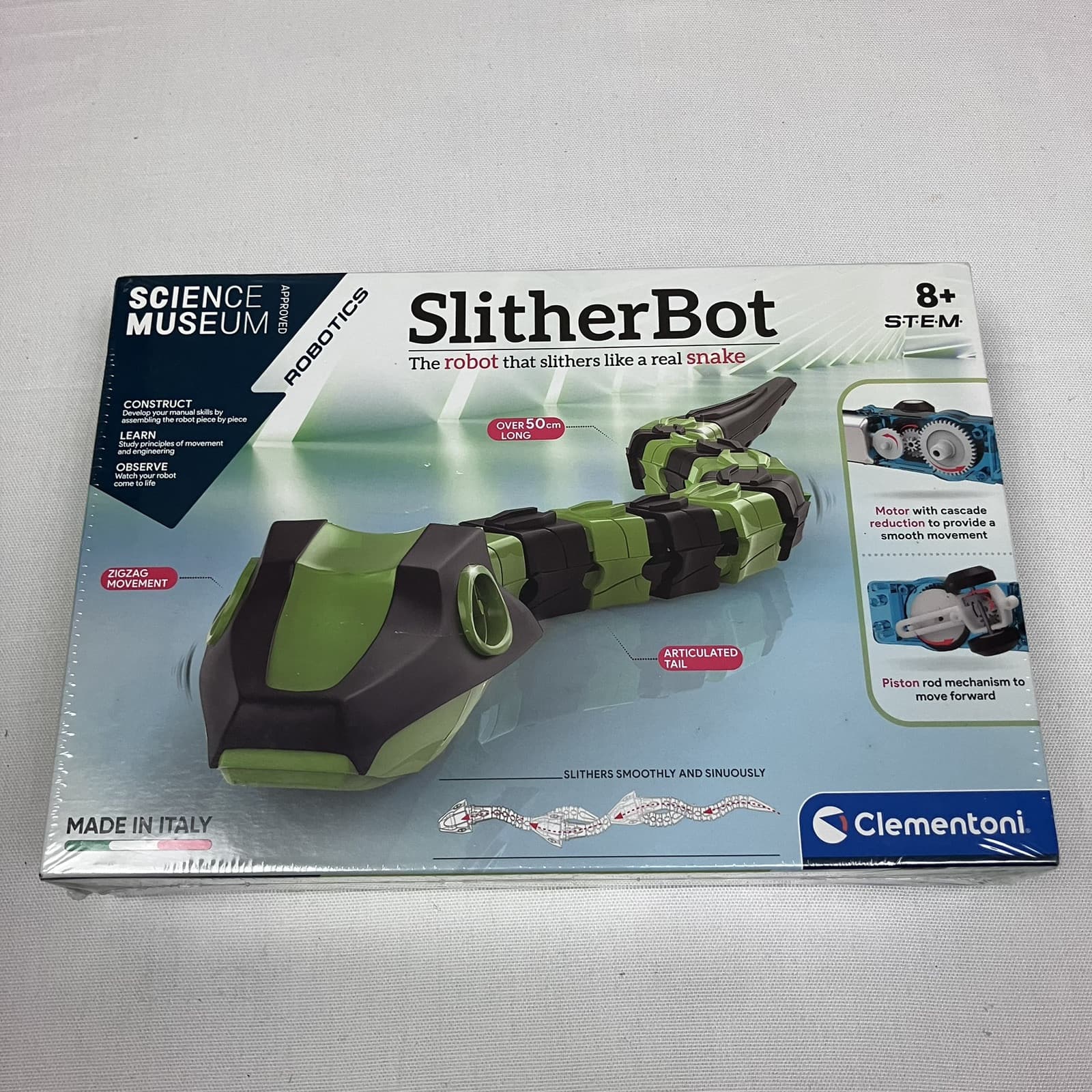 Science Museum Slither Bot Moving Snake Robot Toy - Realistic Motion for Kit NEW