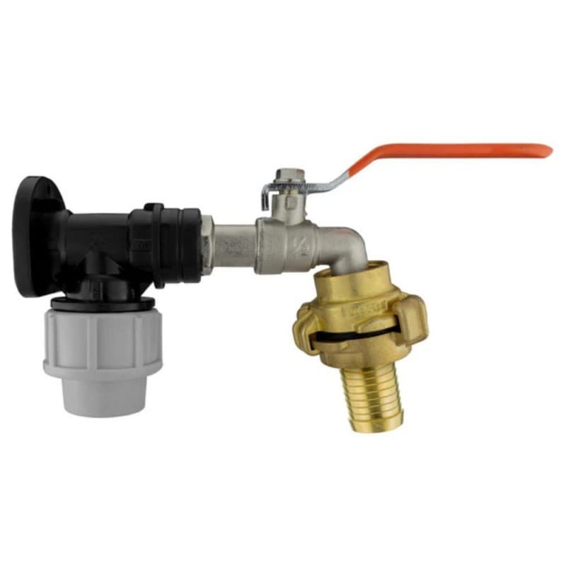 Wall Flange Kit MDPE Pipe Connection – Various Tap and Valve Options