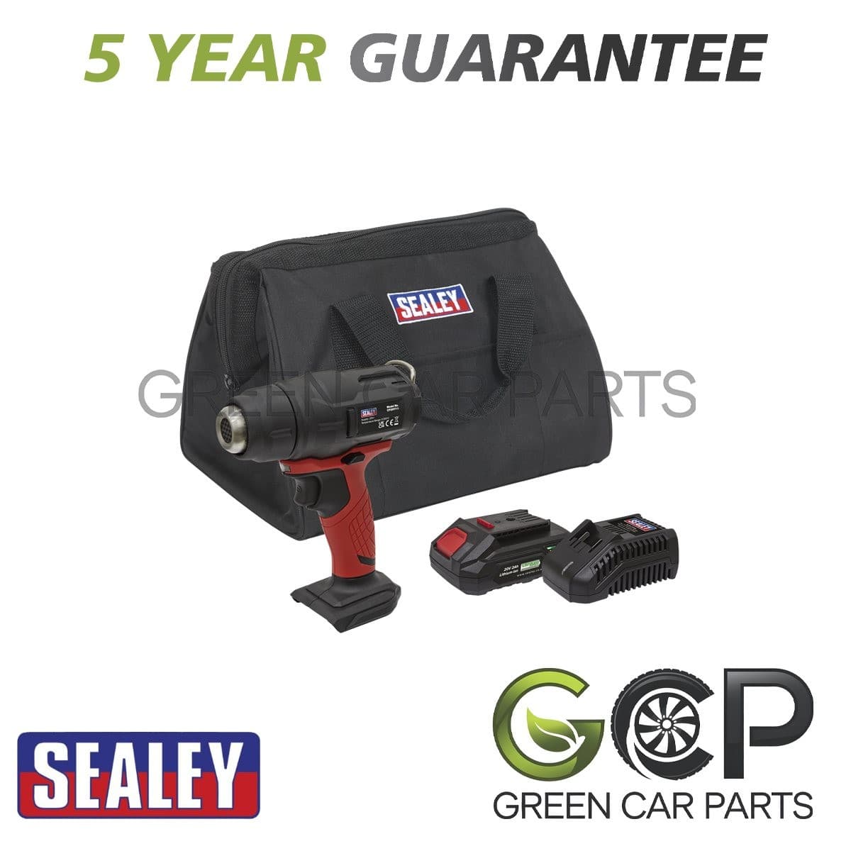 Sealey SV20 Series Cordless Heat Gun Kit 20V 2Ah CP20VHGKIT