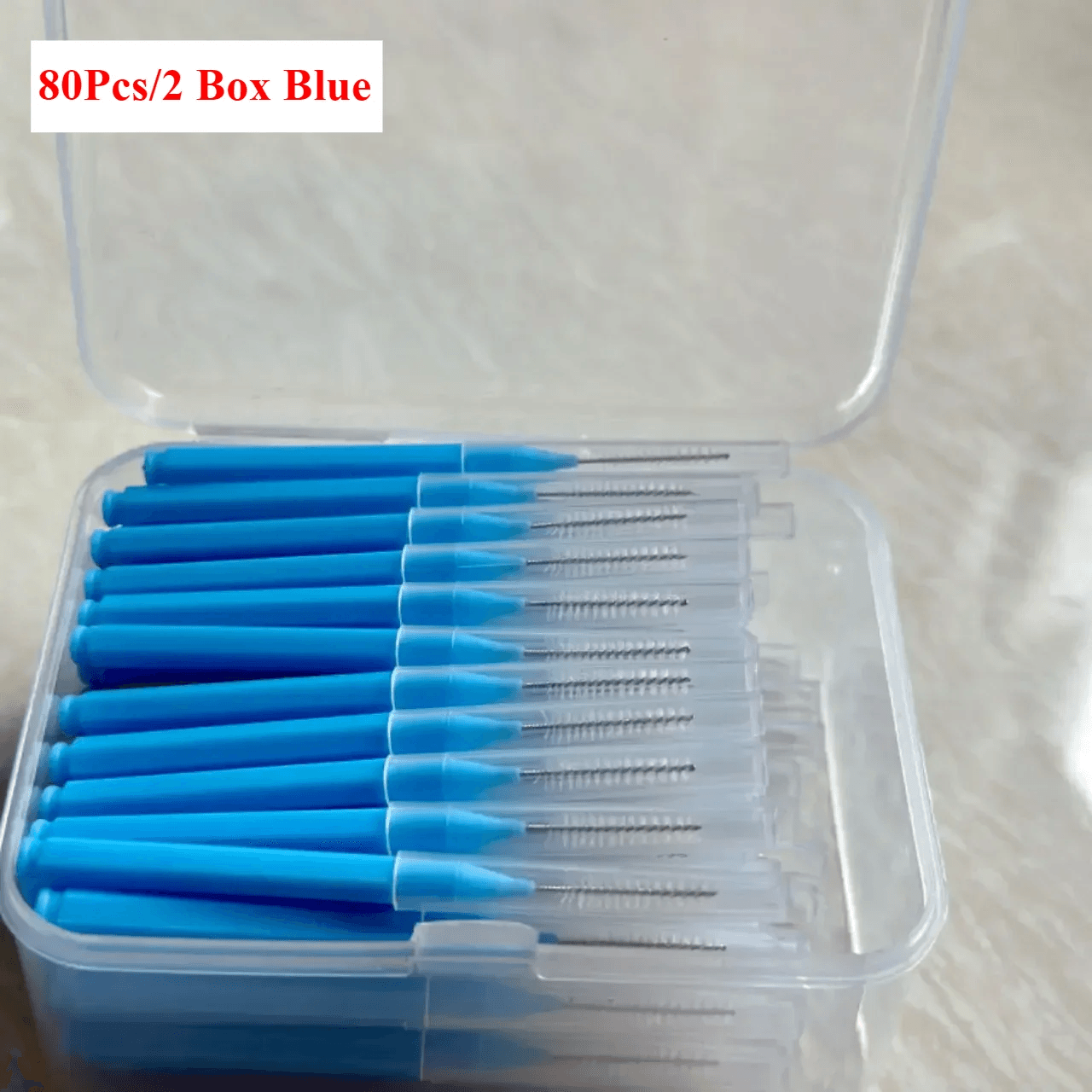 80/160 Pcs/Box I-Type Push Pull Interdental Brush 0.6-1.5Mm Cleaning between Tee