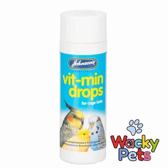 BIRD VITAMINS Johnson's Bird Vit-min Drops| 100ML. Vitamins for Budgie| Canary,