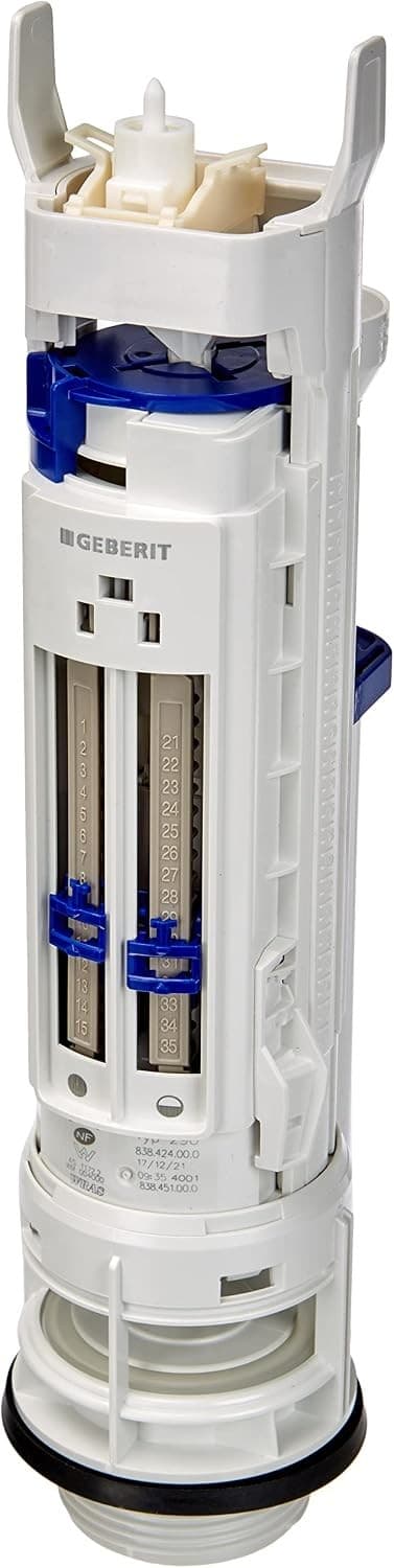Geberit 282350212 Flush Valve Type 290 2 Flush for Ceramic Cisterns White 1