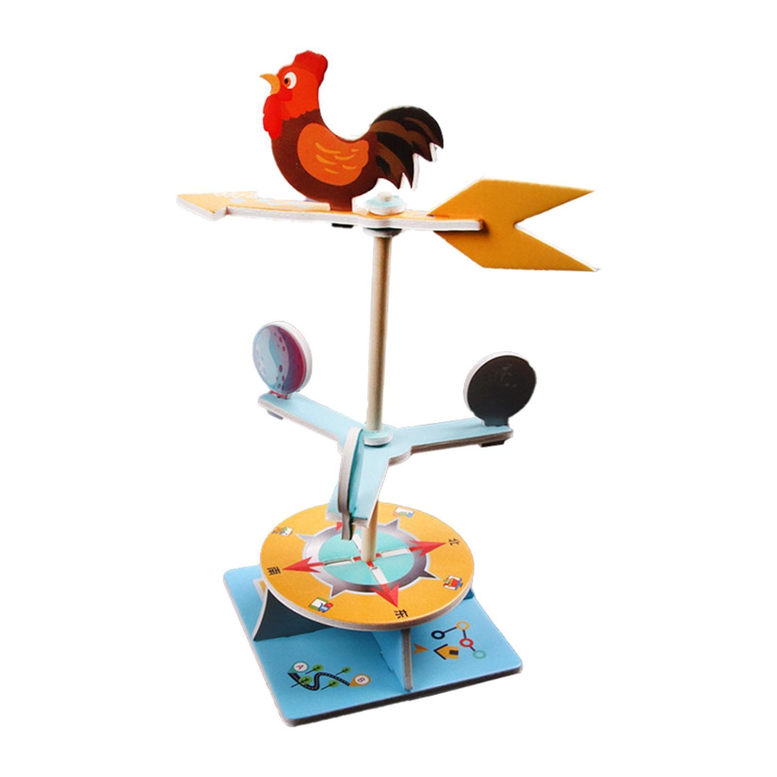 DIY Weather Direction Novelty Rooster Weathervane Miniature Weather Vane for