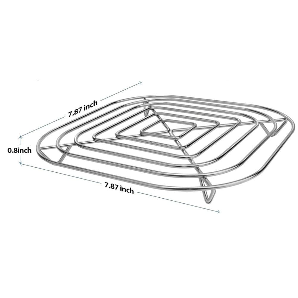 Kitchen Accessory Crisper Rack Food-grade Stainless Steel Elevated Design