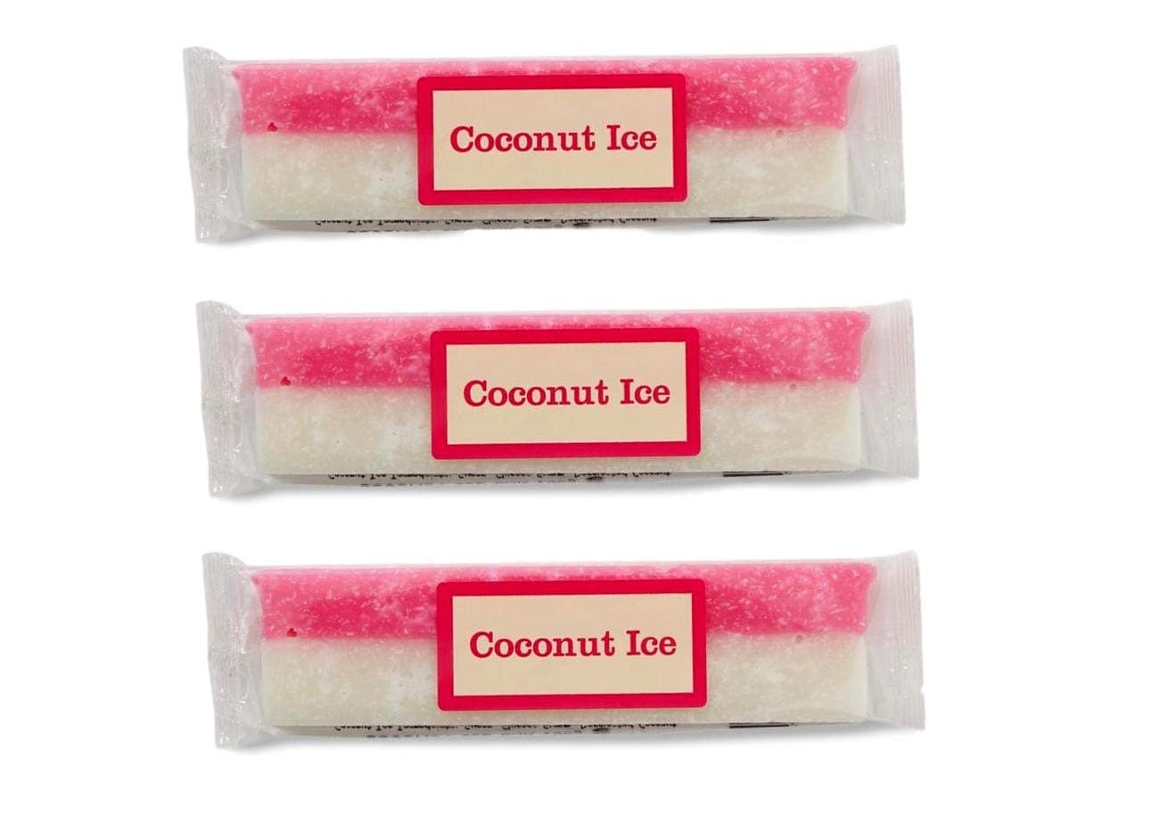 Coconut Ice Bars x 3 Bars x 130g by RNR