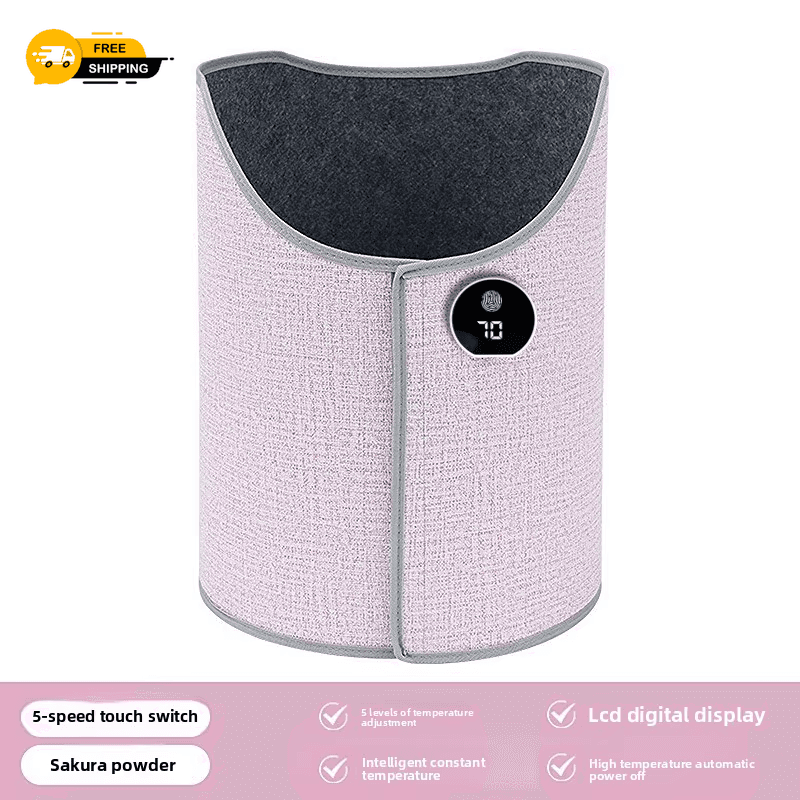 Electric Foot Heater Under Desk Silent Foldable Leg Warmer Thermostat