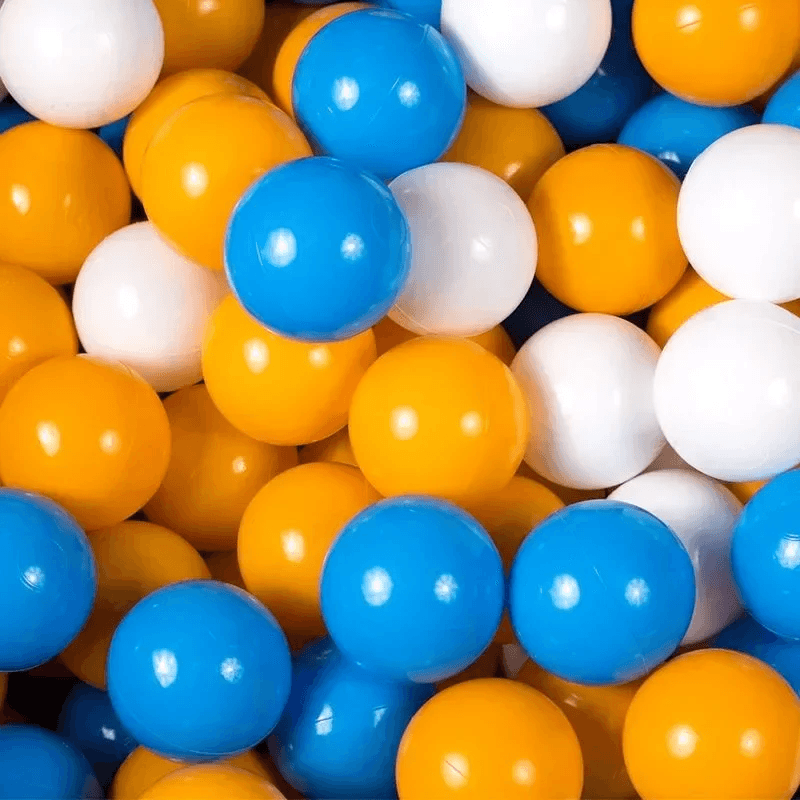 50Pcs Baby Ball Pit Balls Colourful Plastic Play Balls Kids Pool Toy Set UK