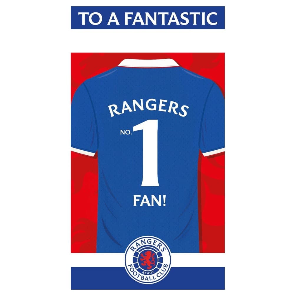 Rangers FC - Personalised Birthday Card - Cards  Gift Wrap - J300z