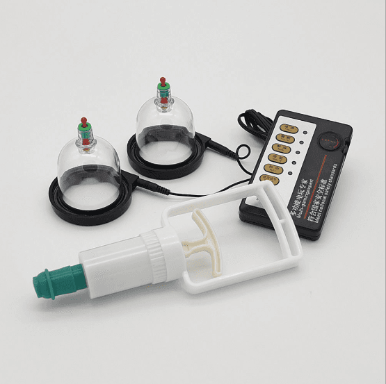Electric E-stim Vacuum Cupping Nipple Sucker Breast Pump