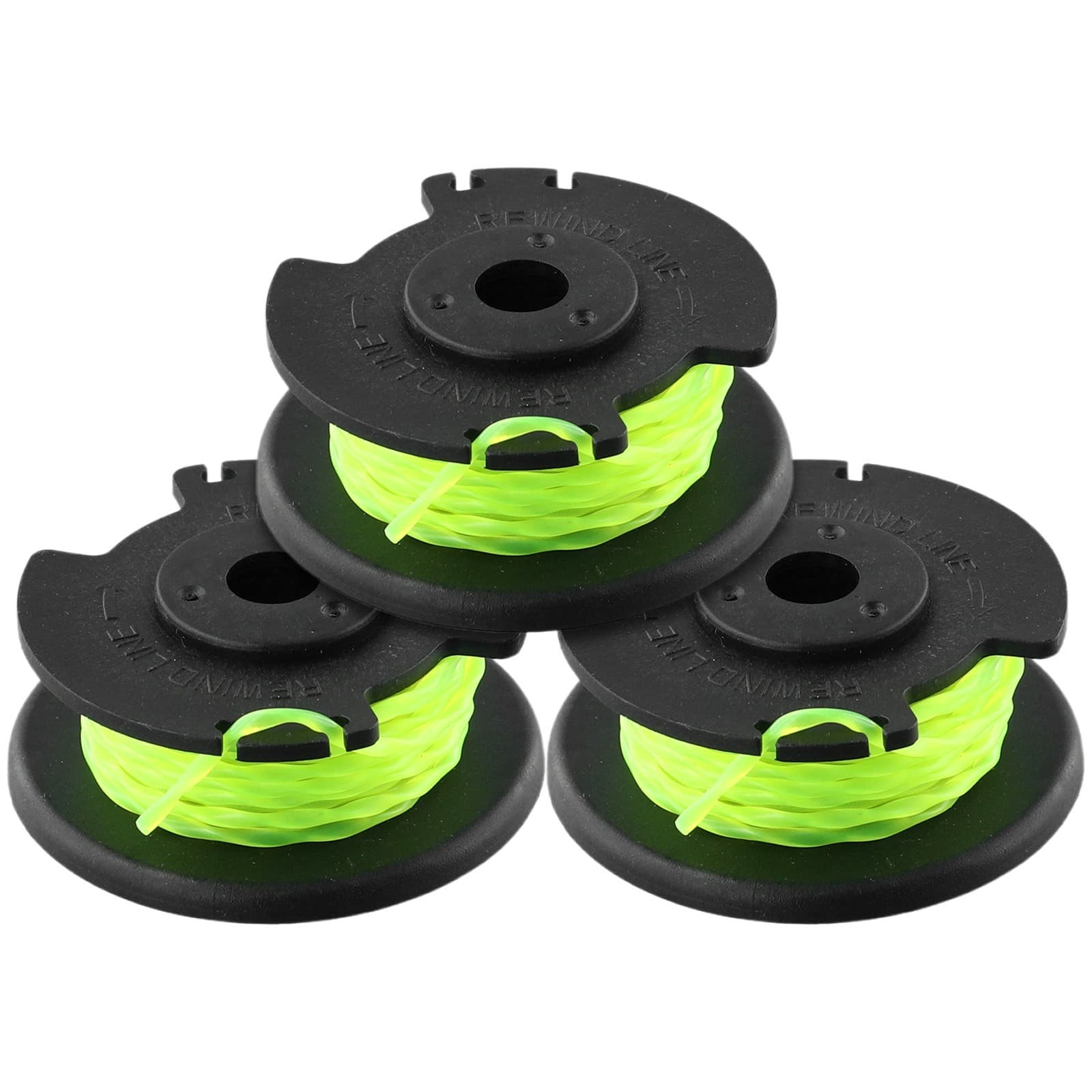 Fast Cutting Replacement Spool Line for RAC143 36V Grass Trimmer Set of 3