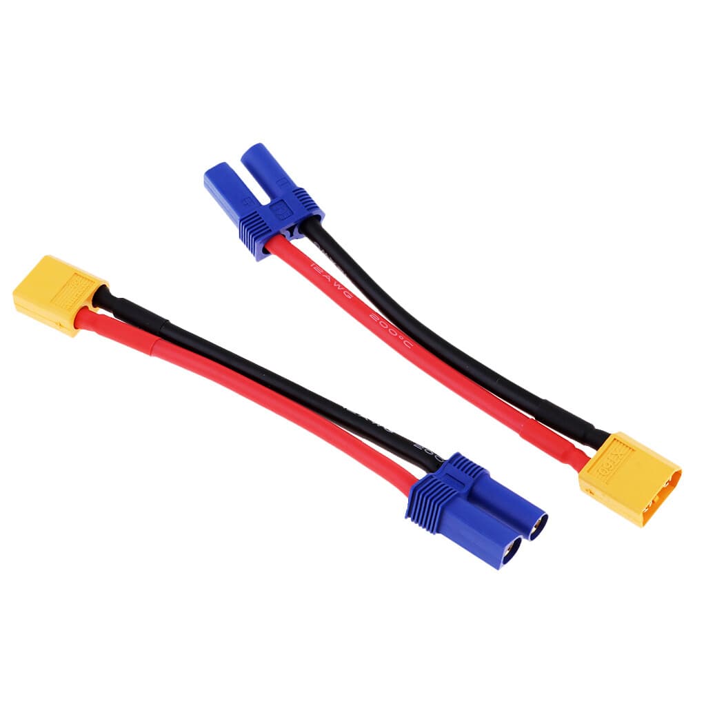 XT60 Male To Female EC5 Connector Adapter Wire RC Helicopter For Lithium Battery