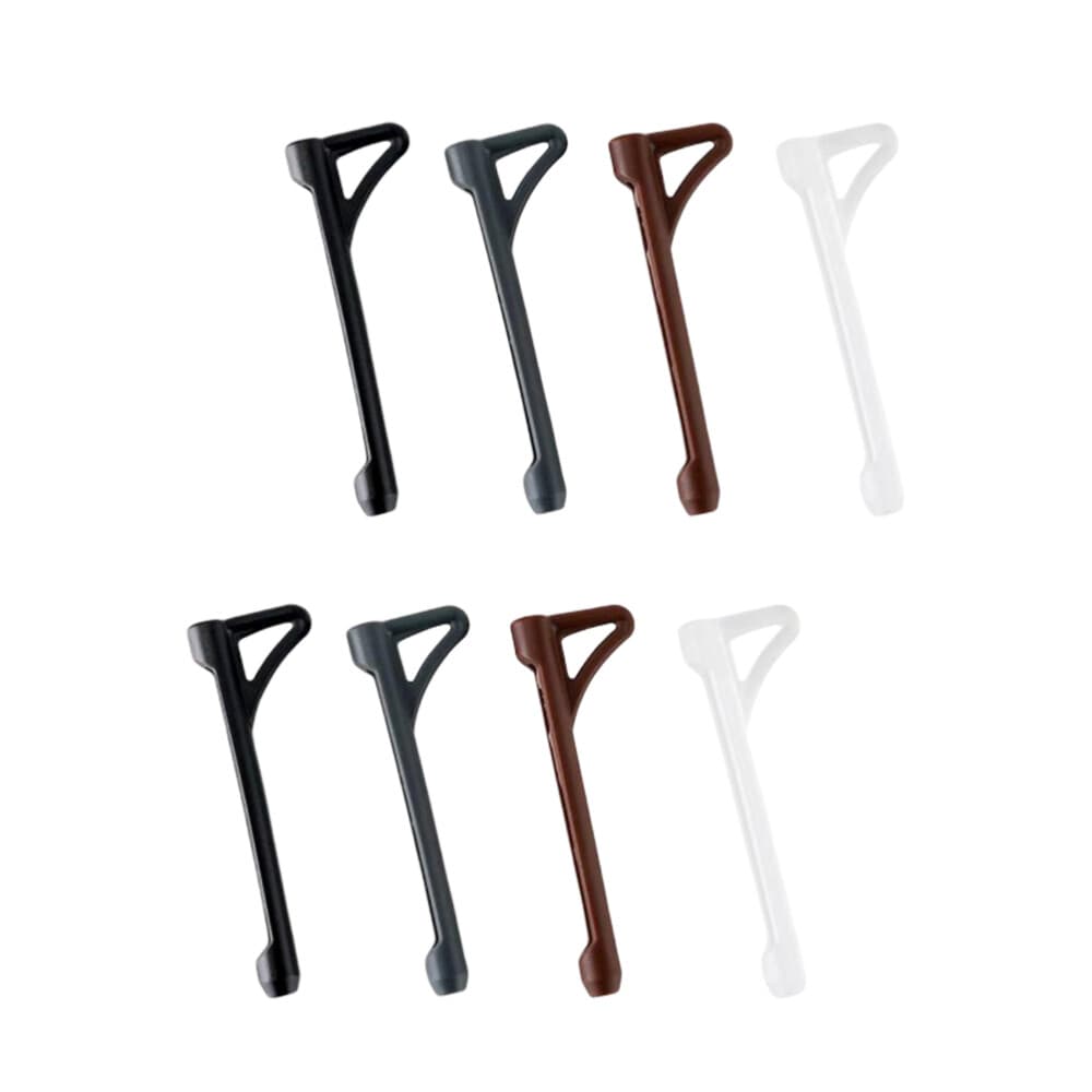 Anti-Slid Eyeglasses Leg Sleeve 4 Pairs Silicone Multi-