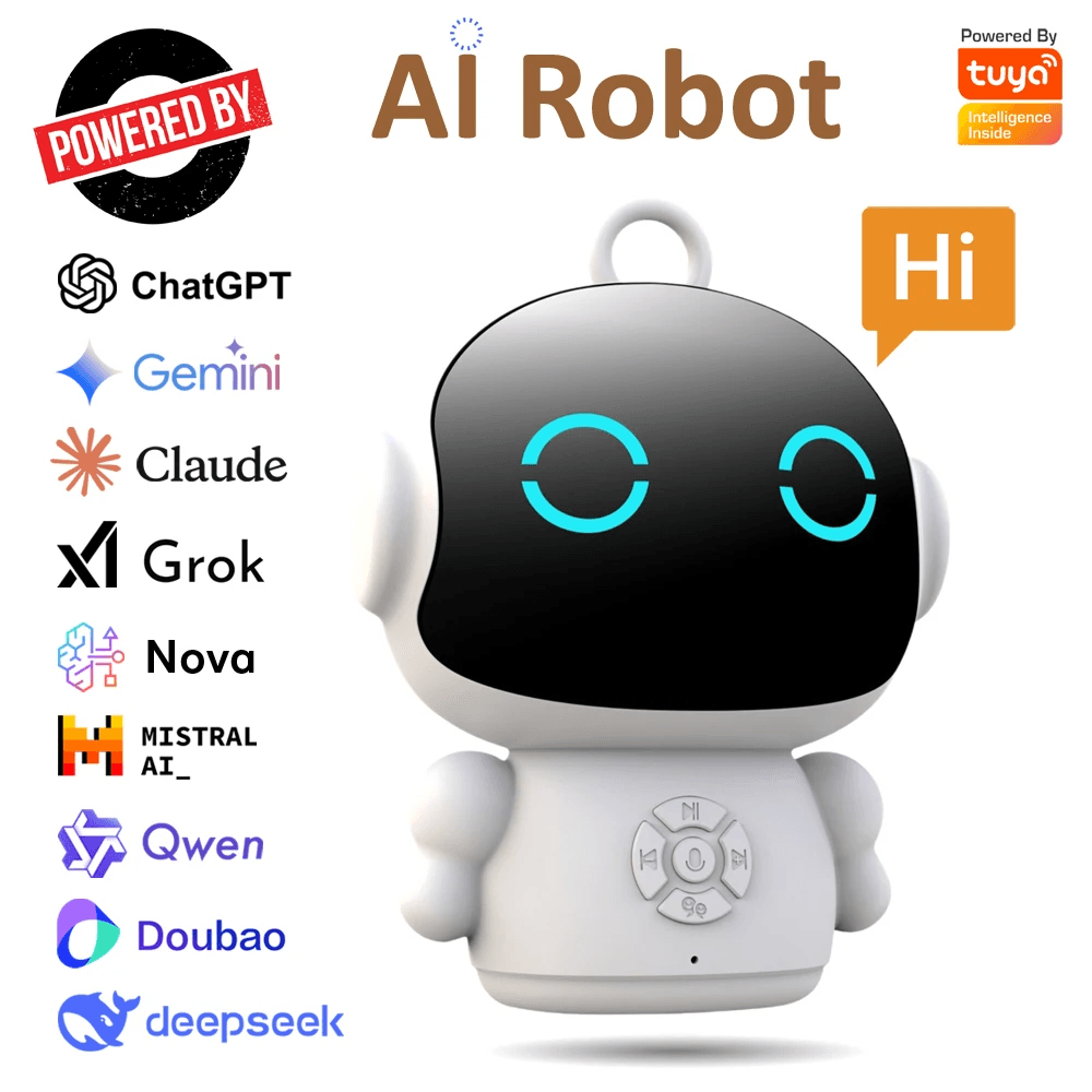 Tuya Smart AI Robot Wifi Early Education Toys for Children Speech Recognition &