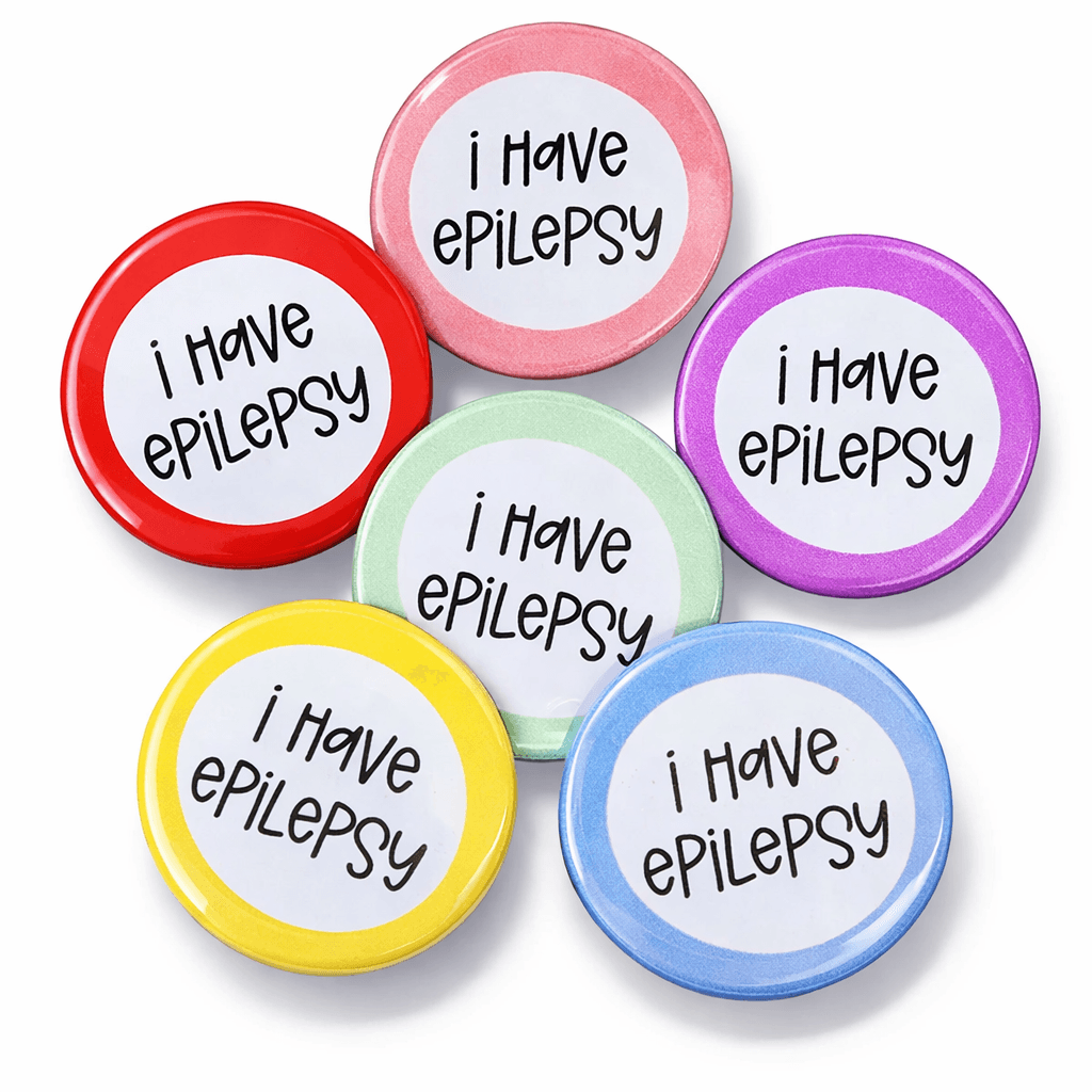 I Have Epilepsy Badge Hidden Disability Medical Alert Pin Button Emergency ID Sa