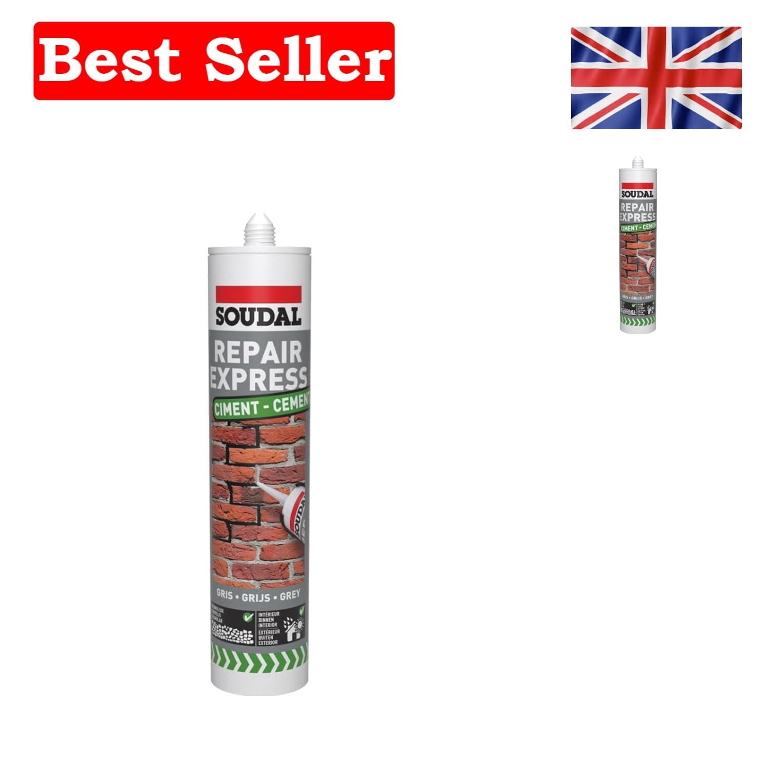 Express Cement 290ml Tube - Strong Adhesion for Durable Repairs| Beige Color