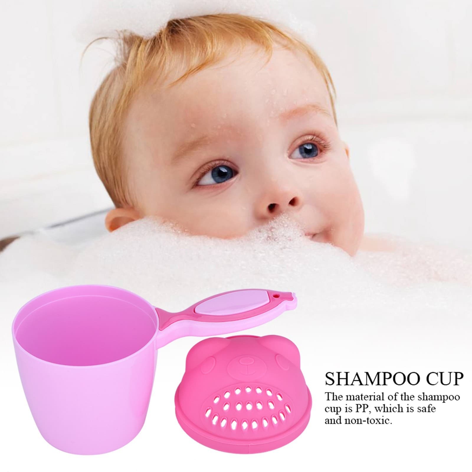 Baby Shampoo Cup Cute Design For Easy Hair Washing For Kids