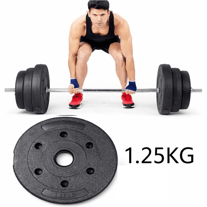 Weight Plates 1.25kg Standard 1\" Vinyl Barbell Dumbbell Lifting Training Discs
