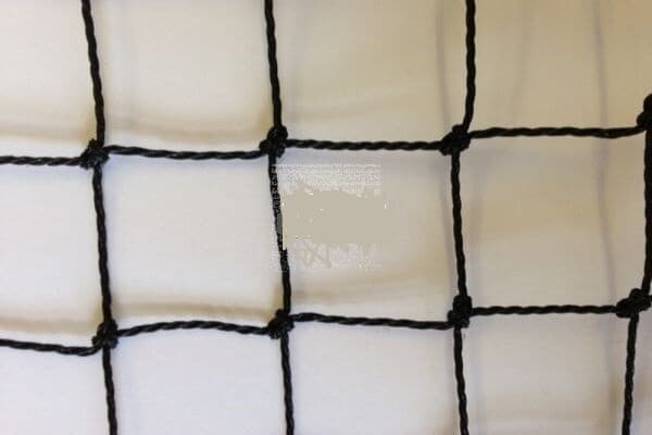 Ball stop net 1 M high many lengths football plant support trellis 4\" 10cm black