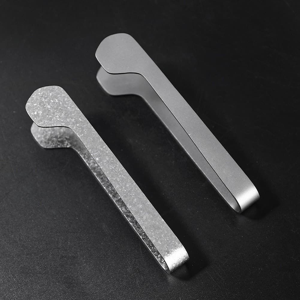 Pure Ti Tea Tongs Ice Clip with Wide Grip Head for Camping Outdoor Picnic Home